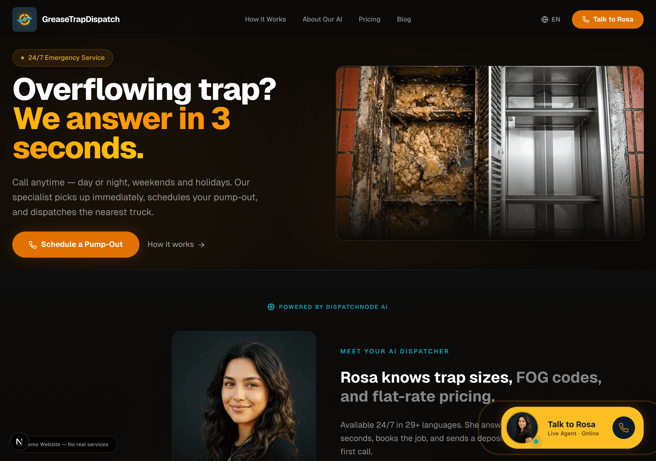 Grease Trap Dispatch preview